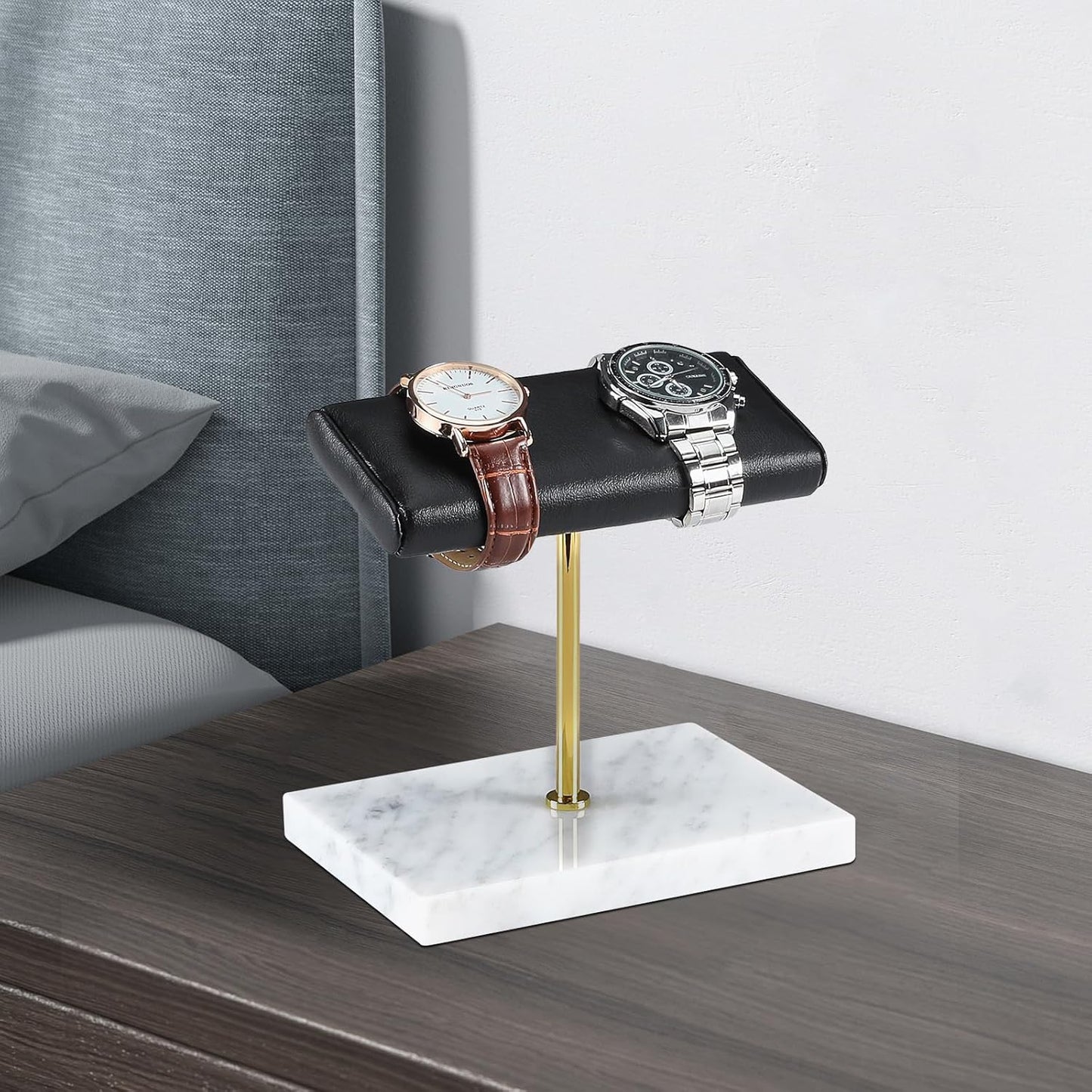 LYS&LYX Watch stand watch display stand watch holder watch Handcrafted watch holder (2--white/glod/black)