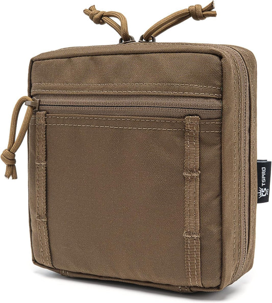 TSPRO Tactical Admin Pouch Compact EDC Utility Gadget Gear Pouches Portable Kit Organizer Storage Accessory for Bags