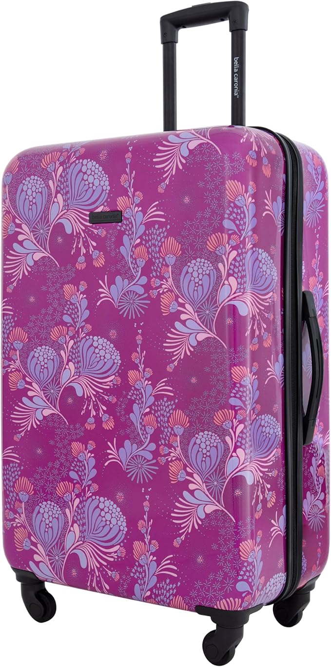 Bella Caronia 3 Piece or 20" Carry-On Set Voguish Luggage Set, Style Flora, 3 Piece Set