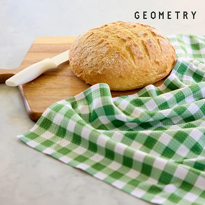 GEOMETRY St. Patrick’s Day Kitchen Towels - Quick Dry Microfiber Cloth Dish Towels for Kitchen Drying - Premium Quick Dry St Patrick's Day Tea Towel - Lucky