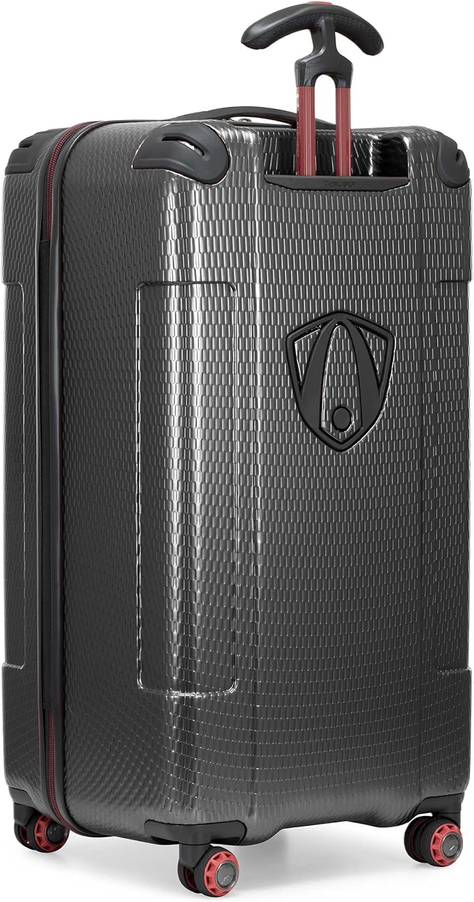 Traveler's Choice Maxporter II Polycarbonate Hardside Trunk with Spinner Wheels, Gray, 31-Inch Trunk