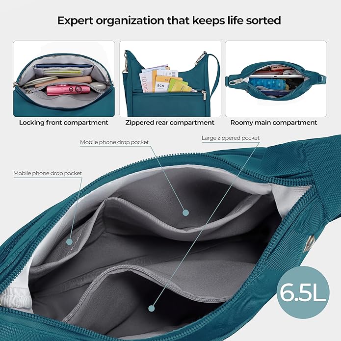 Travelon Anti-Theft Classic Essential Messenger Bag