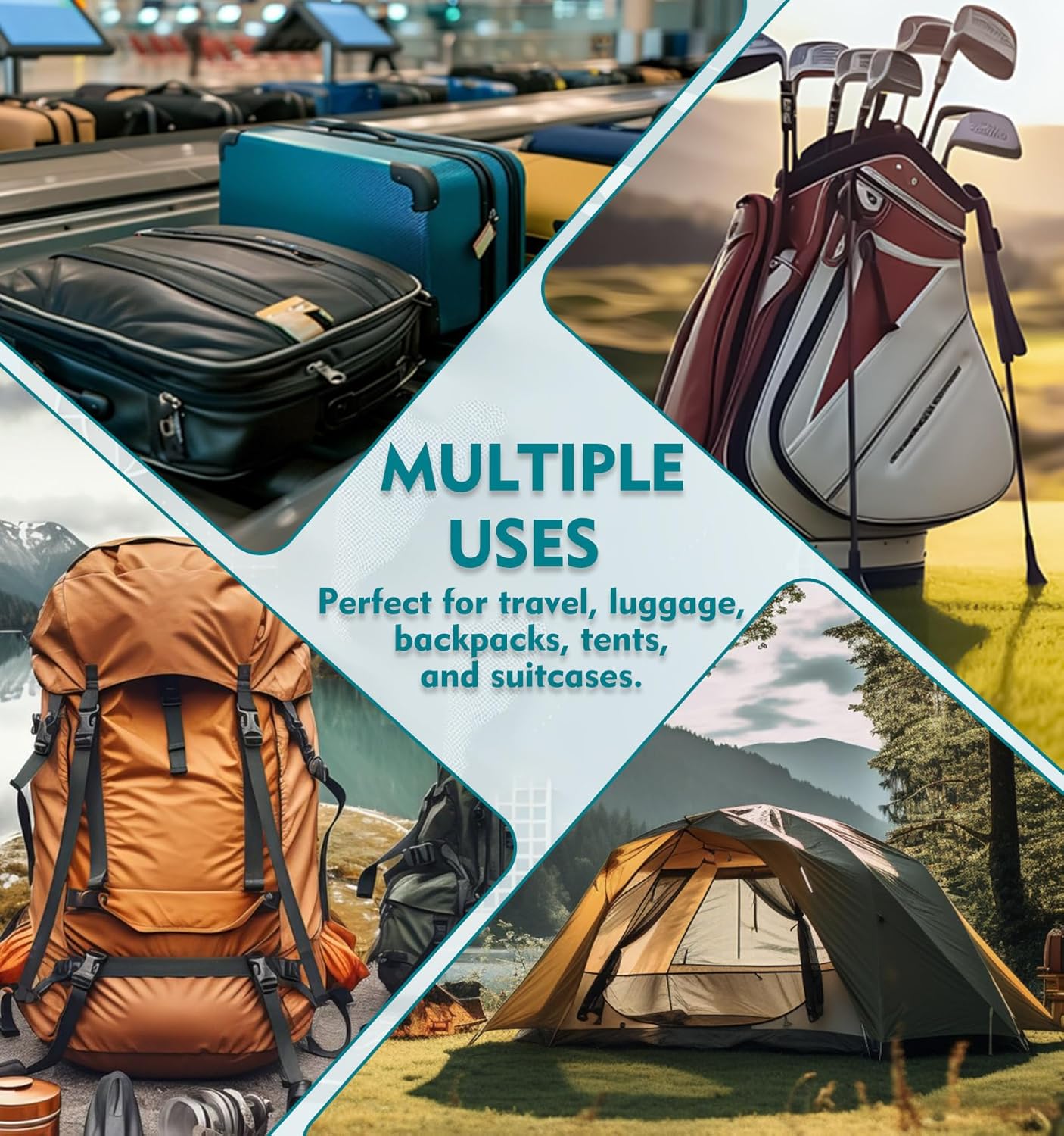 ANVIL 4 Digit Luggage Locks, TSA Locks for Luggage, Advanced TSA008 core, Alert Indicator for Your Travel Lock, Suitcase Lock. (4, Orange)