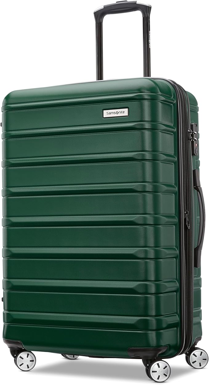 Samsonite Omni 2 Hardside Expandable Luggage with Spinner Wheels, 2-Piece Set (19/24), Emerald Green