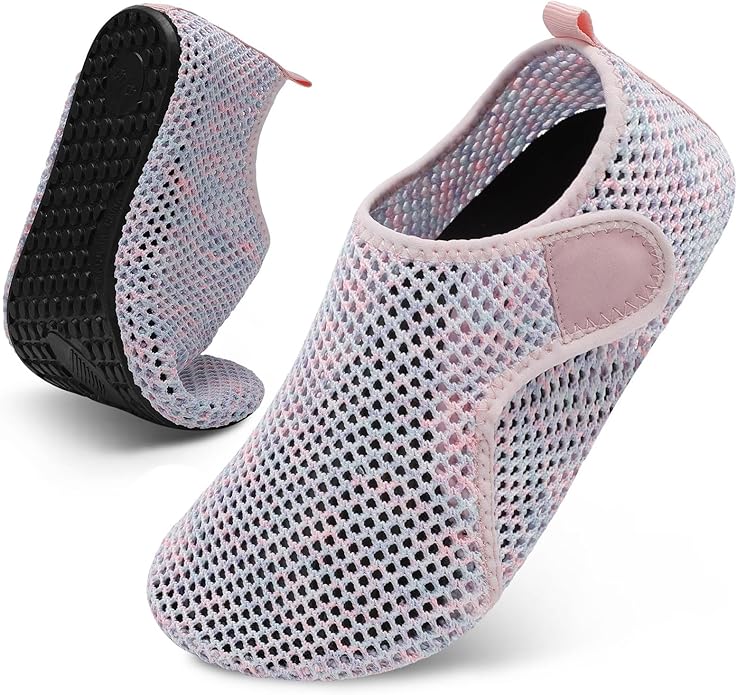 Scurtain Barefoot Water Shoes for Women Men Beach Swim Aqua Socks Summer Quick-Dry Sandals Slippers