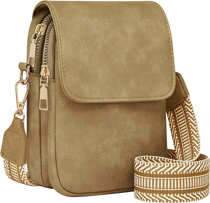 Fashion Small Crossbody Bags for Women Trendy Designer Cell Phone Purses Wallets with Card Holder Anti Theft Travel