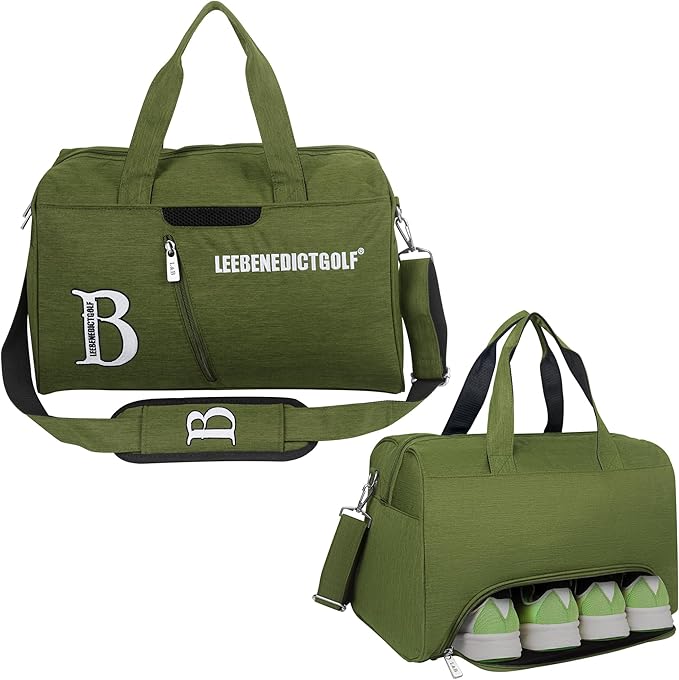 Golf Duffel Bag, Small Duffel Bag for Outdoors, Sports, Yoga, Gym, Swimming and Weekend Getaways, Travel Tote Bag for Waterproof Lightweight Carry-On Workout