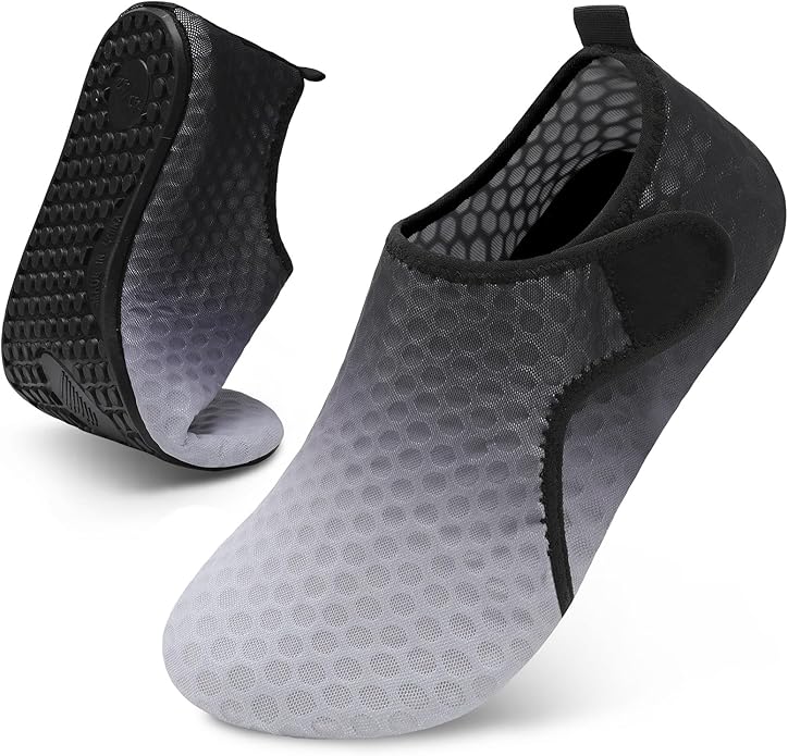 Scurtain Barefoot Water Shoes for Women Men Beach Swim Aqua Socks Summer Quick-Dry Sandals Slippers