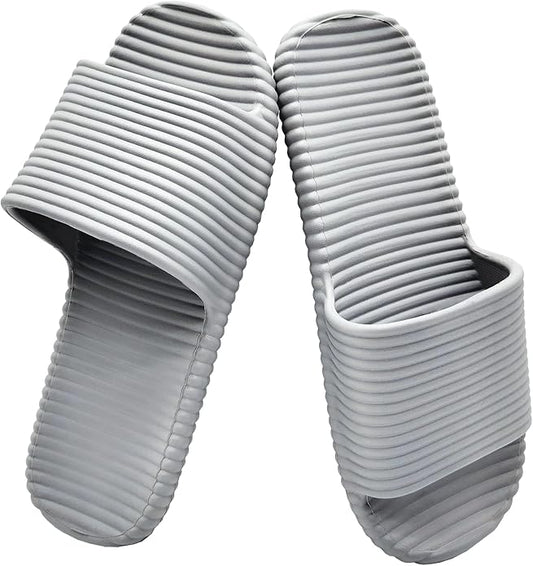 Quick Drying Shower Slippers For Women And Men Lightweight Open-toe EVA Non-Slip Slides Sandals Indoor And Outdoor Slipper For Bathroom,Spa,Pool,Gym,Beach