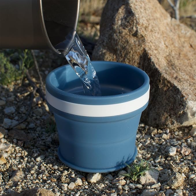 Hiker's Gold Ultralight Collapsible Cup for Hiking, Backpacking, Camping (9 fl oz Capacity)