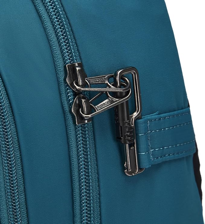 Pacsafe Metrosafe LS350 15 Liter Anti Theft Laptop Daypack/Backpack - with Padded 13" Laptop Sleeve, Tidal Teal