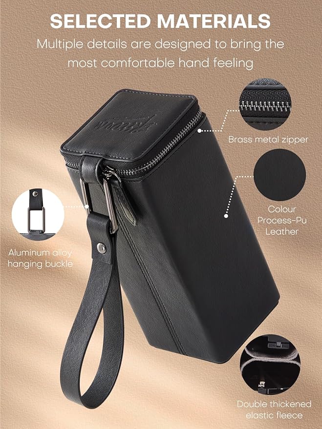 Sunglasses Travel Case Organizer Hangable for Men Women, Eyeglasses Foldable Storage Organizer