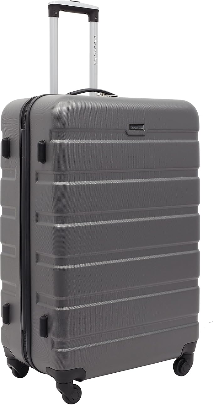 Travelers Club Harper Luggage, Charcoal, 2 Piece Set