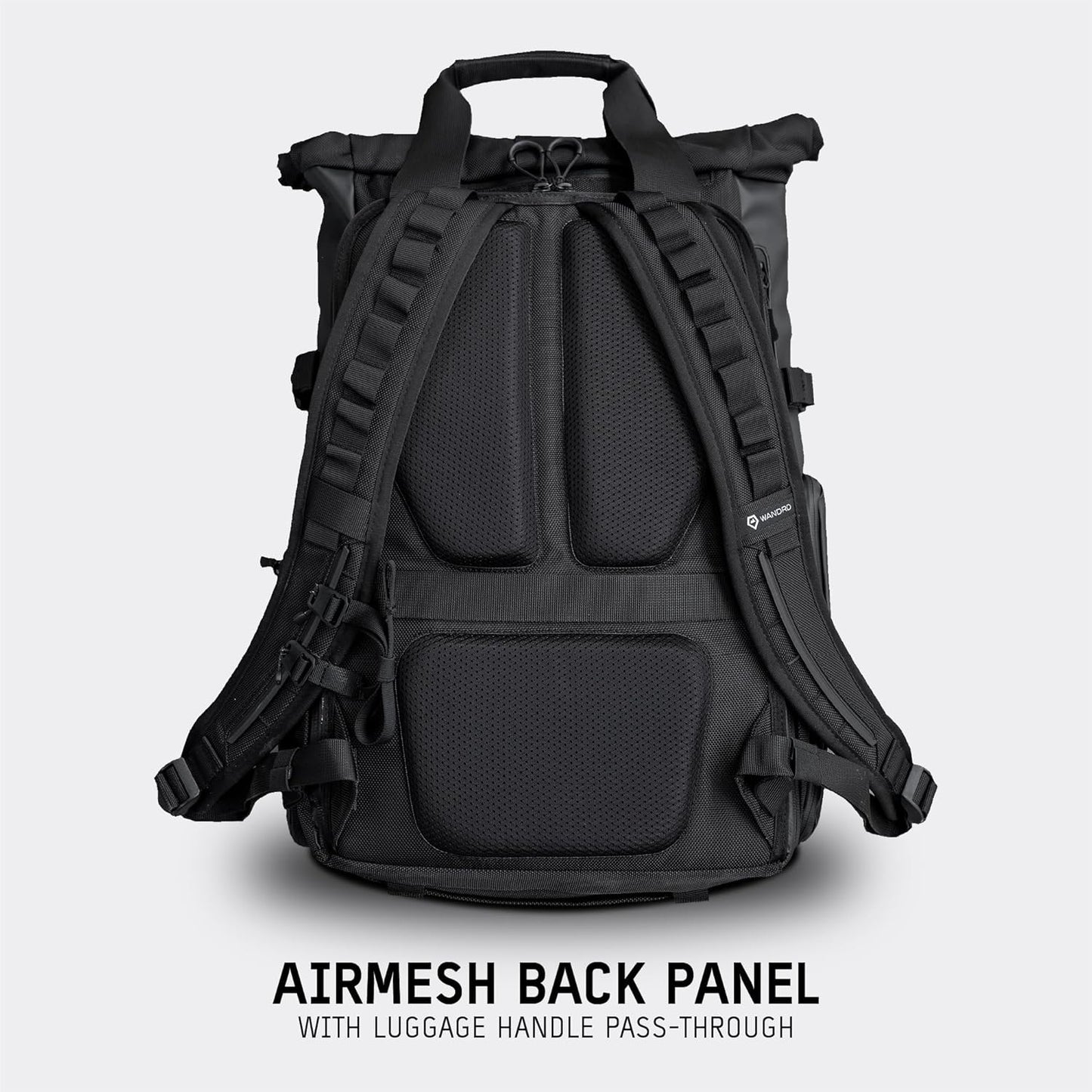 WANDRD PRVKE 41L, V3 Backpack: Weather-Resistant Travel & Camera Backpack with Laptop Sleeve, Quick Side Access, Clamshell Opening – Ideal Photography & Travel Bag (Black)