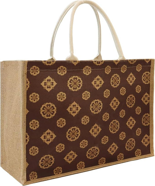 Hibala Woven Large Beach Bag Straw Beach Tote Handmade Weaving Shoulder Tassel Bag Handbag