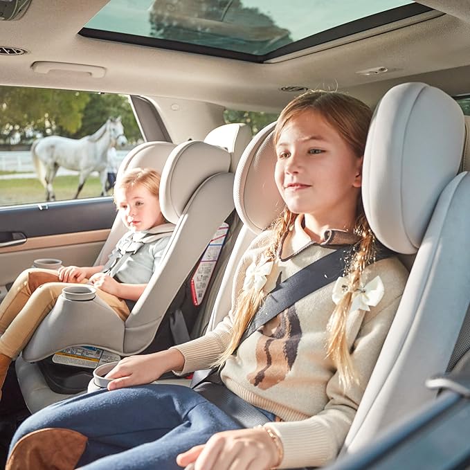 Maxi-Cosi Pria All-in-One Convertible Car Seat, Infant to Toddler Car Seat, Easy-Install Harness, Machine-Washable Cover, 5-100 lbs, Sea Scape