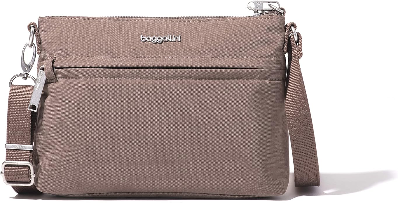 Baggallini womens Securtex Anti-theft Memento Crossbody Bag
