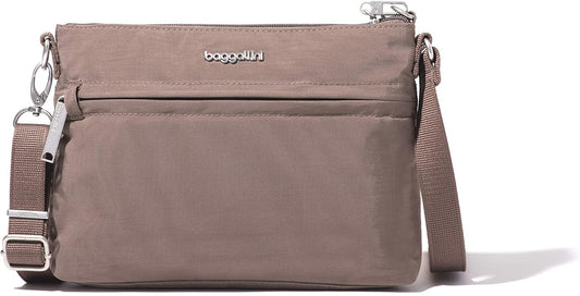 Baggallini womens Securtex Anti-theft Memento Crossbody Bag