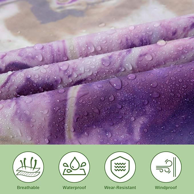 Hooded Rain Poncho for Adults - Waterproof Rain Coat and Lightweight Jacket 3-in-1 Multi-Function with Pockets