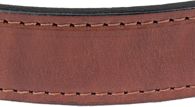 Hidden Money Pocket Travel Leather Belt (Size 56, Brown)