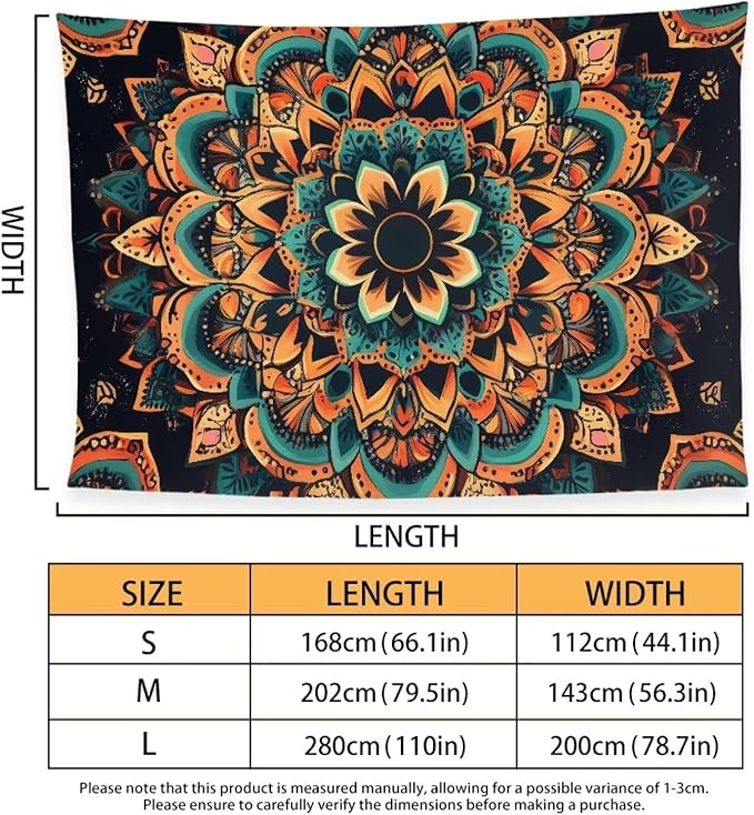 Woven Thin Lightweight Beach Towel Sand Free Quick Dry Absorbent Towels for Swimming Pool Beach Accessories Easy Pack Travel Things for Vacation Adult Gift M, Mandala Flower Print Green