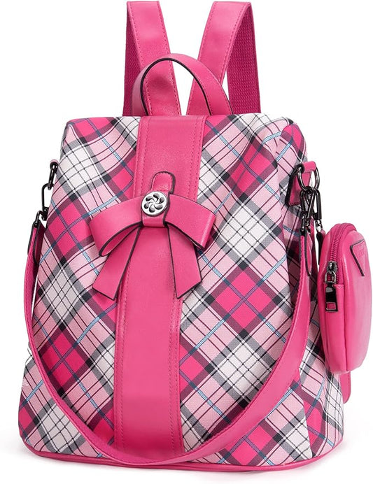 ZOCAI Backpack Purse for Women Fashion Backpack Purses PU Leather Daypacks Anti-Theft Shoulder Bag Satchel Purse