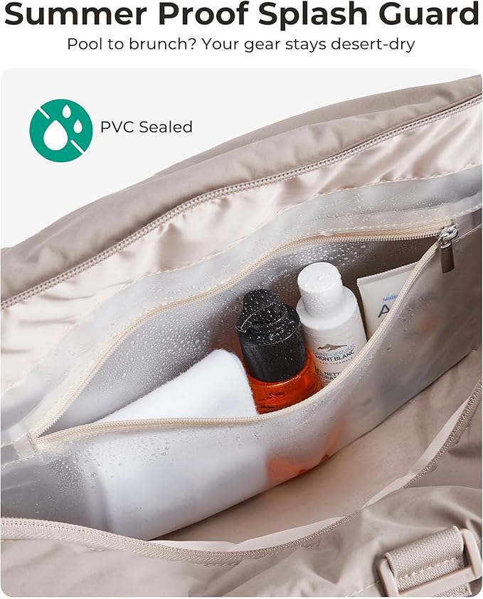 BAGSMART Reiki Gym Bag for Women, Mini/Medium Crossbody Bags for Women, 5L Dance Bag with Detachable Strap, 15L Yoga Mate Bag with Wet & Dry Pocket