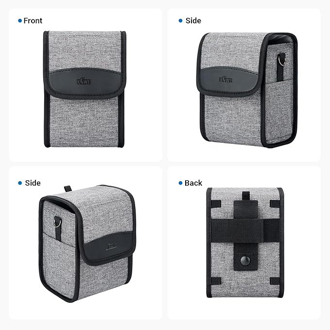KIWIFOTOS Travel Camera Bag Camera Carrying Case for Fujifilm Fuji X-E5 X100VI X100V X100F GFX100RF Sony RX1R III A6700 A6600 A6000 A6100 CANON G1X Mark III Compact Camera