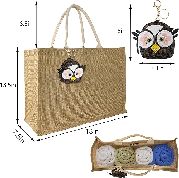 Hibala Woven Large Beach Bag Straw Beach Tote Handmade Weaving Shoulder Tassel Bag Handbag