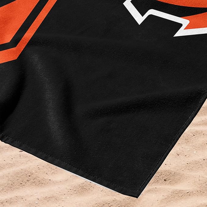 Northwest NFL Oversized Microfiber Beach Towel, 60 x 70 Inches – Quick Dry, Sand Resistant, Lightweight, Highly Absorbent, Shibori Design