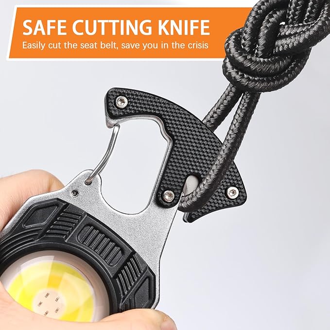 MAKDAK 2PC Keychain Flashlight Rechargeable Cob Keychain Work Light 7 Modes 1600Lumen High Lumen Flashlights for Emergencies,EDC