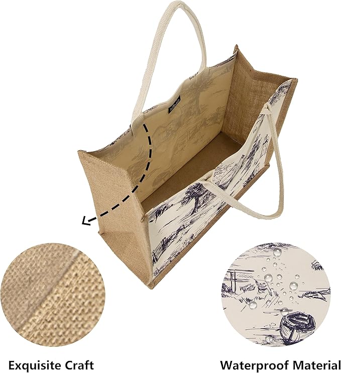 Hibala Woven Large Beach Bag Straw Beach Tote Handmade Weaving Shoulder Tassel Bag Handbag
