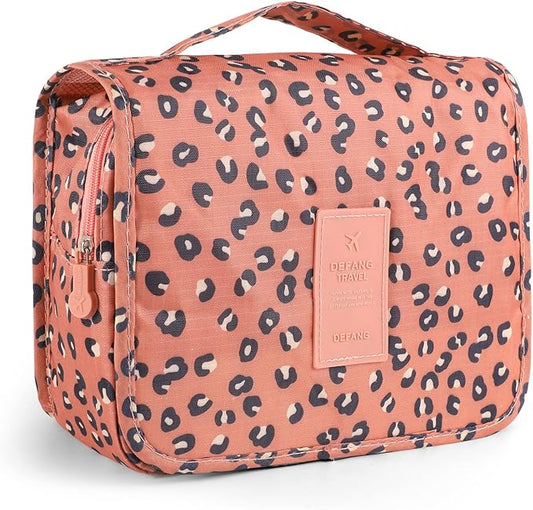 Pengxiaomei Toiletry Bag, Waterproof Hanging Cosmetic Bag Portable Travel Makeup Pouch Multi-function Handle Travel Bathroom Bag Stocking Stuffers for Women and Girls Christmas Gifts