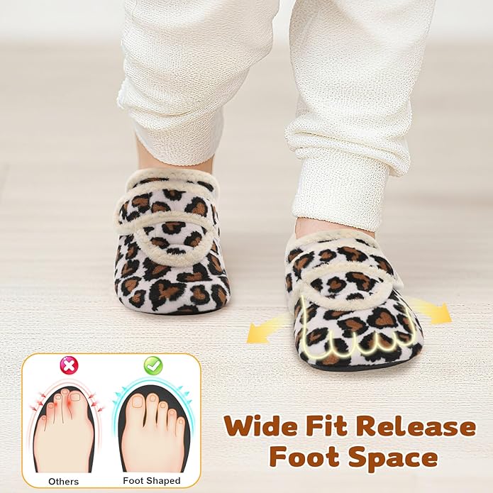 LeIsfIt Toddler Slippers Boys Girls House Shoes Soft Warm Kids House Slippers Slip on Cozy Bedroom Sock Shoes Non-slip Indoor Outdoor Slipper Shoe