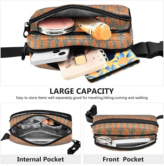 Kawaii Lobster Fanny Pack for Women Men Water Resistant Fashion Waist Packs with Adjustable Strap Belt Bag for Travel Workout Jogging Hiking 21220243