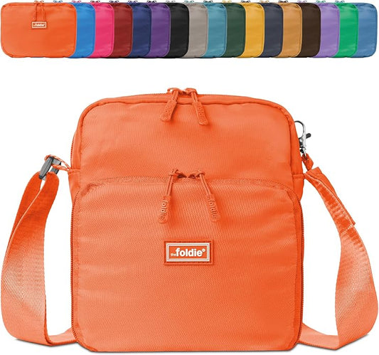 The Foldie Foldable Sling Bags for Women - Anti-theft Crossbody Bags with RFID Protection - Water Repellent Crossover Bag