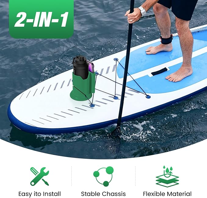 Kayak Cup Holder, Cup Paddle Board, Paddle Board Accessories Surfboards, Canoes and Kayak Accessories for Types of Cup Bottle Drink