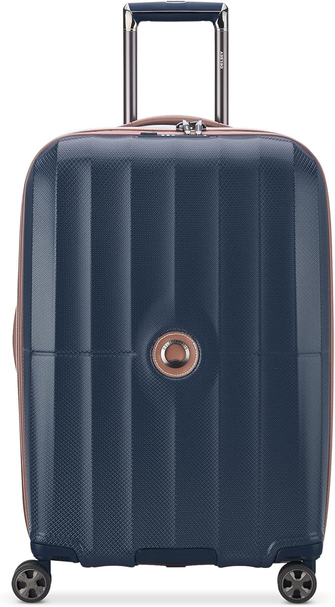 DELSEY PARIS Carrousel Hardside Expandable Luggage with Spinner Wheels, Navy, 2 Piece Set (21/28)