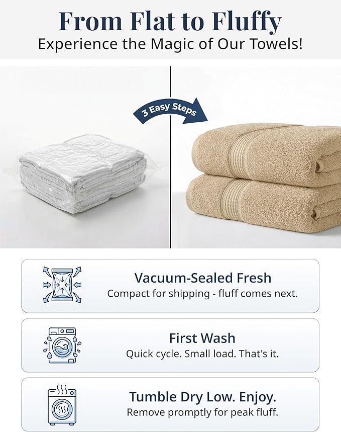 LANE LINEN Bathroom Hand Towels - 4 Pack (16" x 28"), 100% Ringspun Cotton Hand Towel Set - Soft, Lightweight, Fade & Shrink Resistant - Everyday Use, Face Towels for Bathroom, Gym and Travel - Taupe
