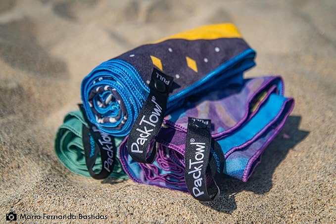 PackTowl Personal Ultralight Microfiber Camping and Travel Towel, Orca Print, Body