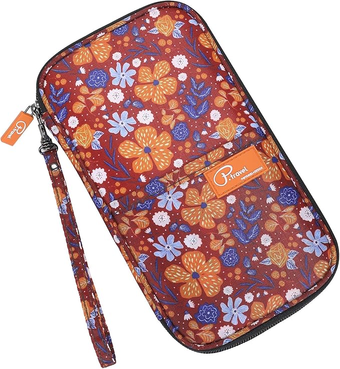 VanFn RFID Travel Passport Wallet, Family Passport Holder, Trip Document Organizer P.Travel Series