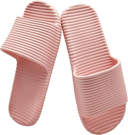 Quick Drying Shower Slippers For Women And Men Lightweight Open-toe EVA Non-Slip Slides Sandals Indoor And Outdoor Slipper For Bathroom,Spa,Pool,Gym,Beach