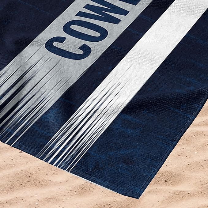 Northwest NFL Oversized Microfiber Beach Towel, 60 x 70 Inches – Quick Dry, Sand Resistant, Lightweight, Highly Absorbent, Shibori Design