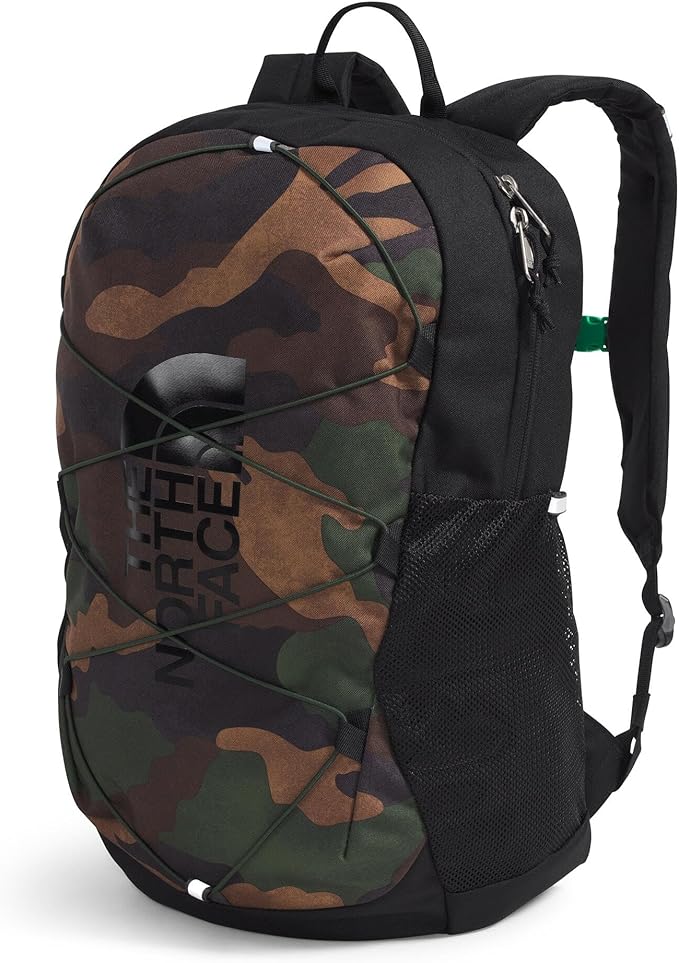 The North Face Kids' Court Jester Backpack - Water-Repellent Travel Bag, Spacious Main Compartment, for Tweens/Young Teens, TNF Black Camo/TNF Black, One Size