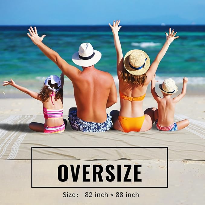 Genovega Large Throw Blanket Yoga Blanket Turkish Beach Towel Women Birthday Ideas Mother Day Grandma Grandmother Wife Sister Girlfriend Her Female Boss Teacher Appreciation Thank You Retirement