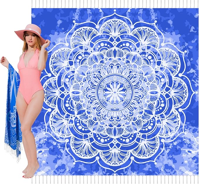 Oversized Turkish Beach Towel Blanket XXL Cotton Sandproof Towels Boho Woven Extra Large Big Sand Free Giant Throw Blankets Huge Quilt XL Picnic Camping Necessities Cloud for Adult Gifts