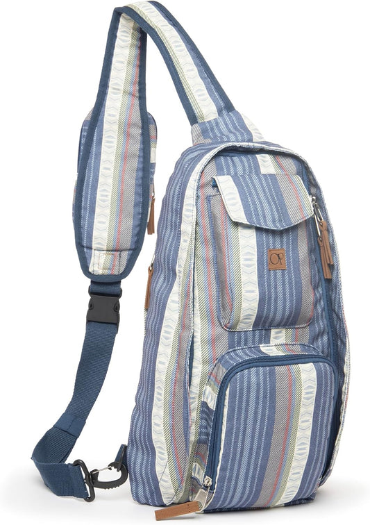 Ocean Pacific Crossbody Sling Bag for Everyday Use, Travel, Work - Casual Daypack for Men Women