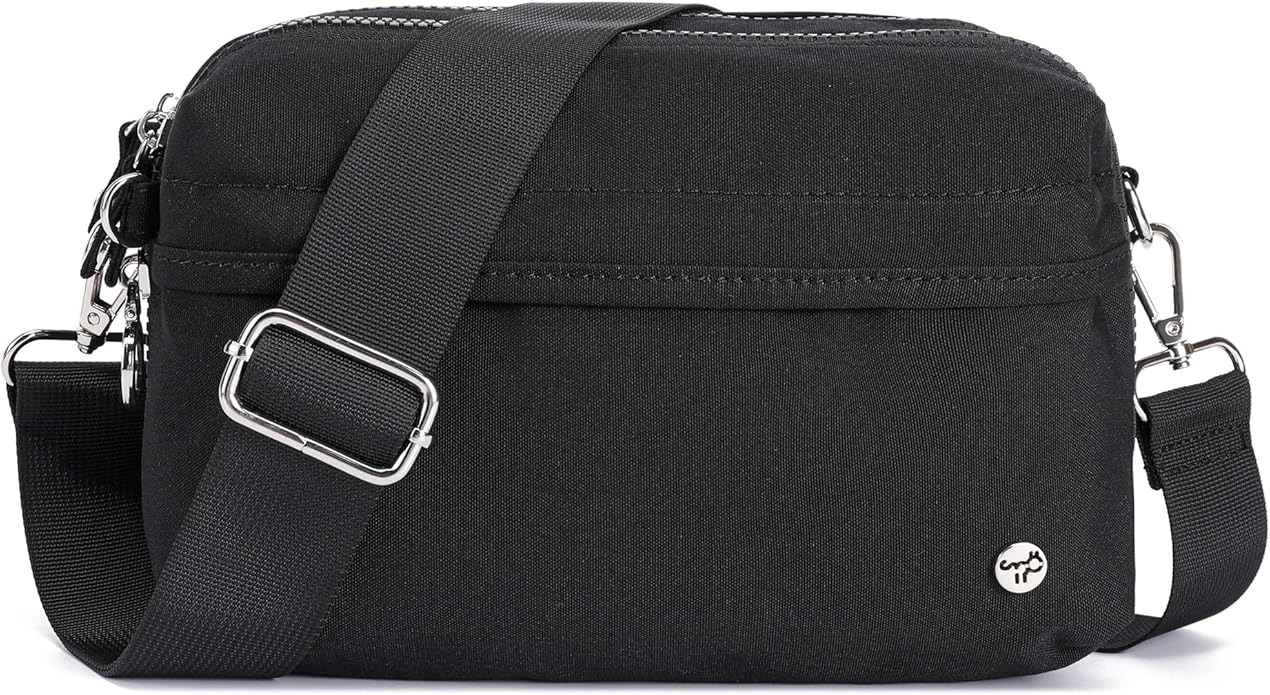 NEICOA Anti Theft Crossbody Bags for Women Nylon Small Travel Purse RFID Sling Shoulder Bag for Vacation Essentials
