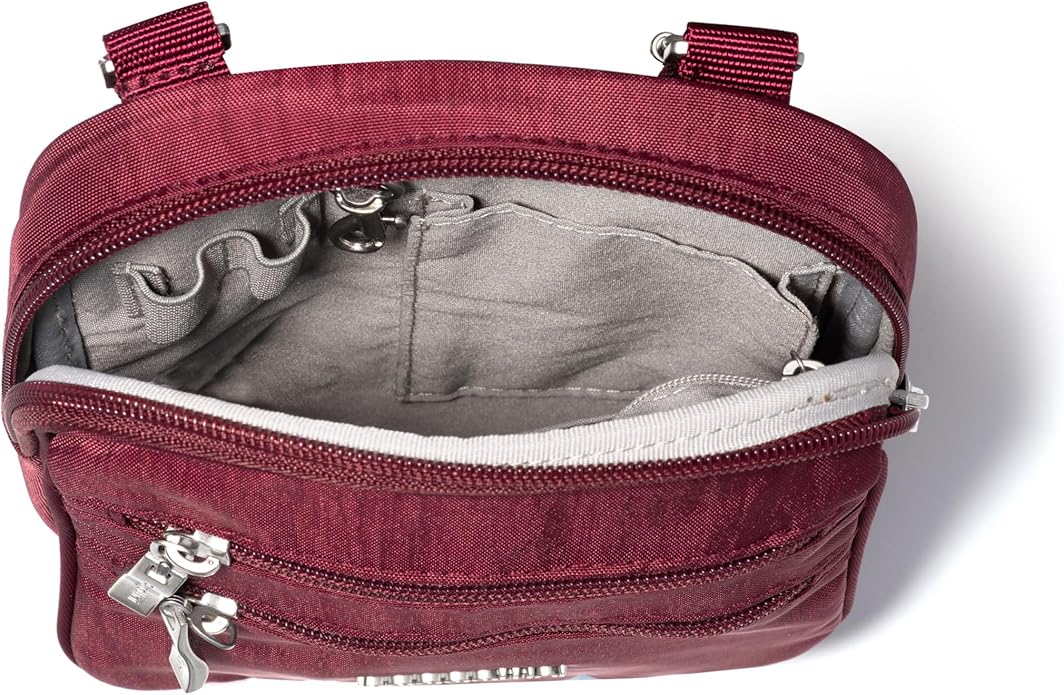 Baggallini Journey Crossbody Bags for Women 9x6 Small Lightweight Travel Handbag W/RFID