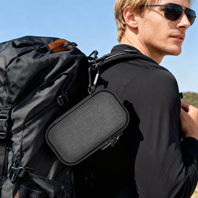 Travel Sunglass Organizer Case for Quay Polarized Sunglasses Men Women, Trendy Glasses Storage Box (Bag Only)